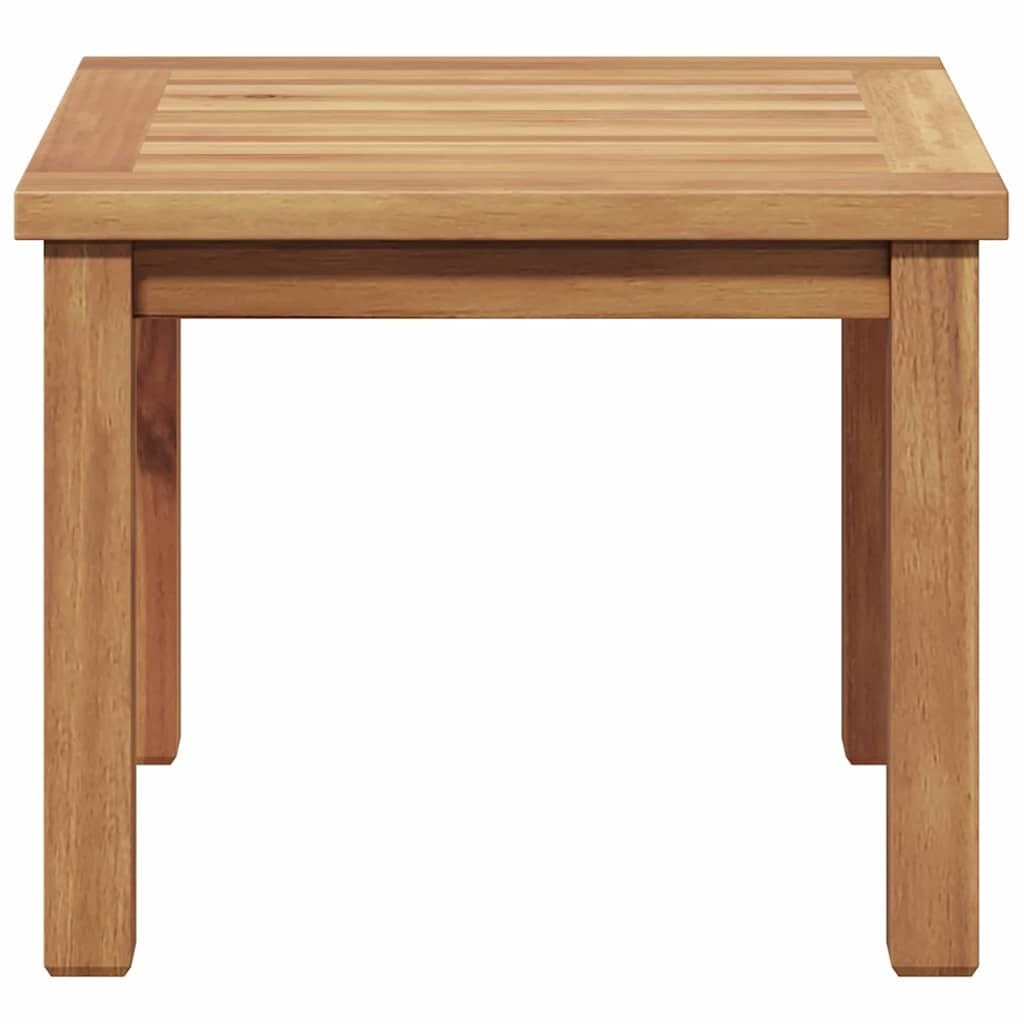 Coffee Table Brown 17.72 x 17.72 x 14.17 in Solid Teak Wood