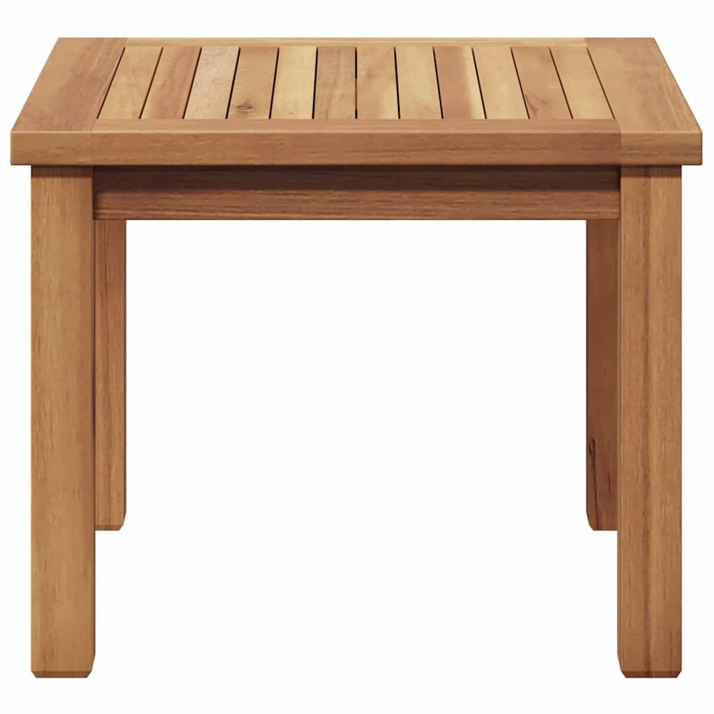 Coffee Table Brown 17.72 x 17.72 x 14.17 in Solid Teak Wood