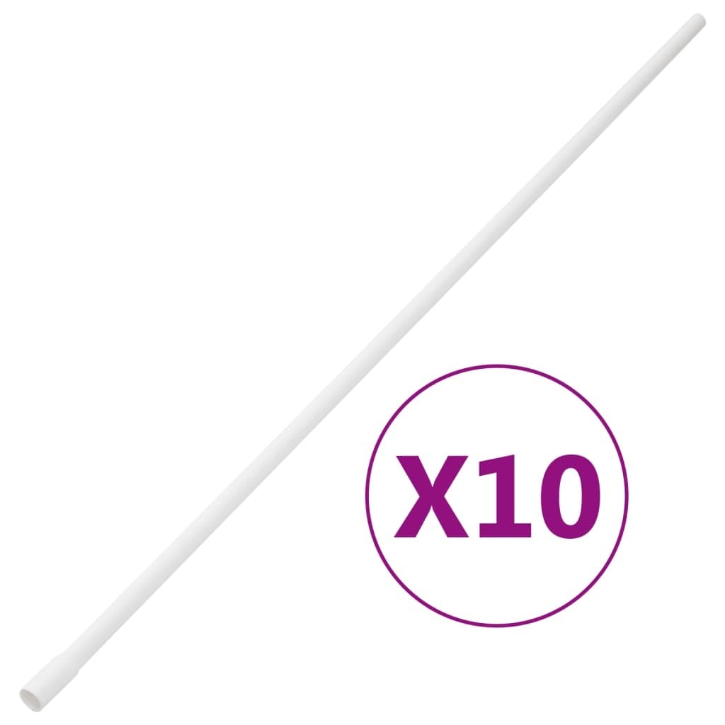 Cable Trunkings with Clips Ø0.63" 32.8' PVC