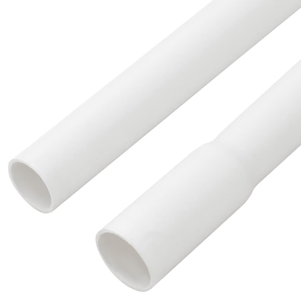 Cable Trunkings with Clips Ø0.63" 32.8' PVC