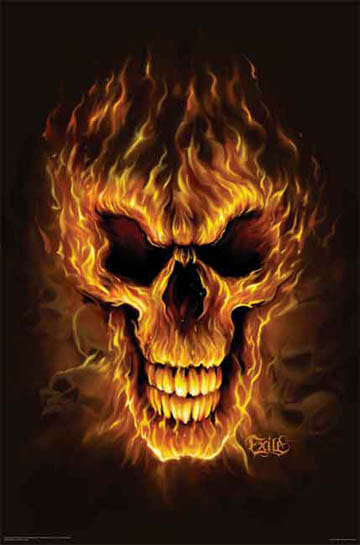 Flame Skull