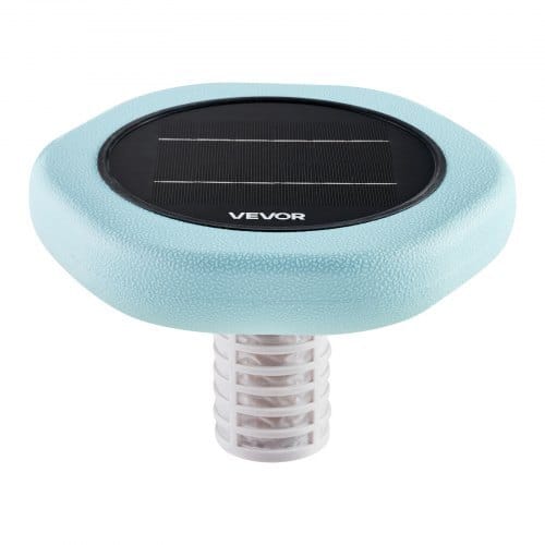 Solar Pool Ionizer, Hexagon Copper Pool Ionizer Up to 45000 Gal, Floating Automatic Water Cleaner and Purifier, Chlorine Free Water, with Copper Anode, Spring, Brush and Filter for Pools & Spas
