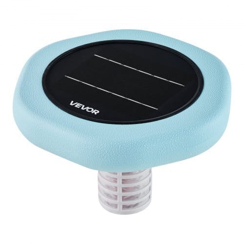 Solar Pool Ionizer, Hexagon Copper Pool Ionizer Up to 45000 Gal, Floating Automatic Water Cleaner and Purifier, Chlorine Free Water, with Copper Anode, Spring, Brush and Filter for Pools & Spas