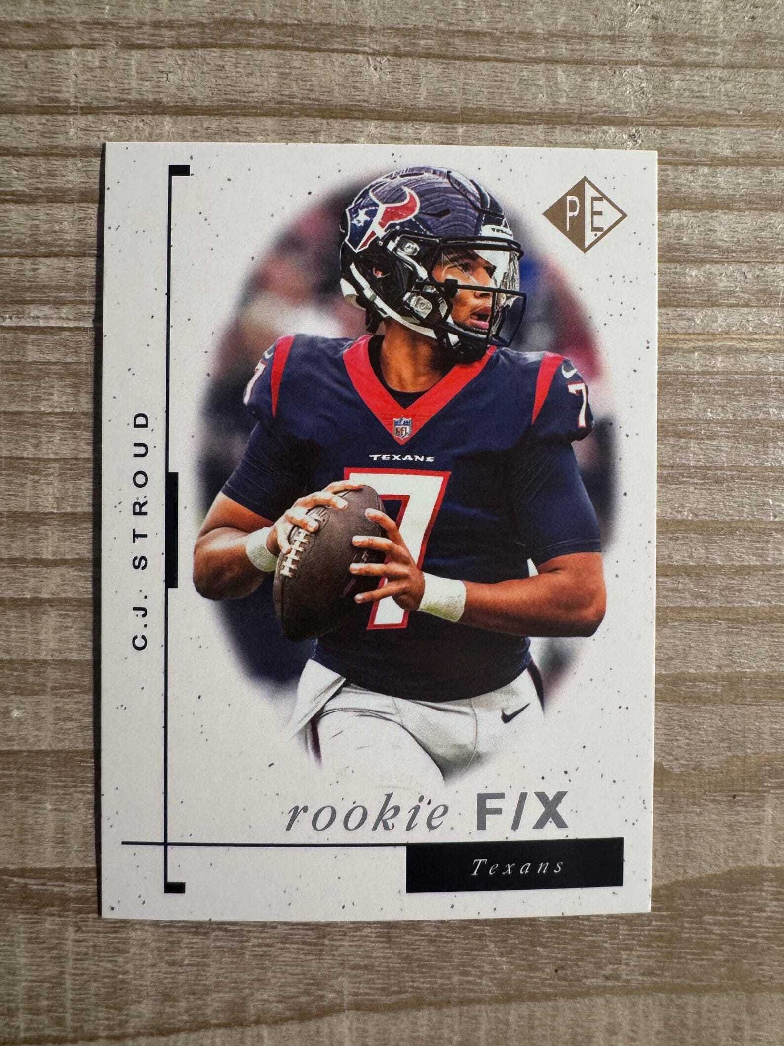 CJ Stroud 2023 Prospector's Edge Rookie F/X Rookie Football Card - Houston Texans