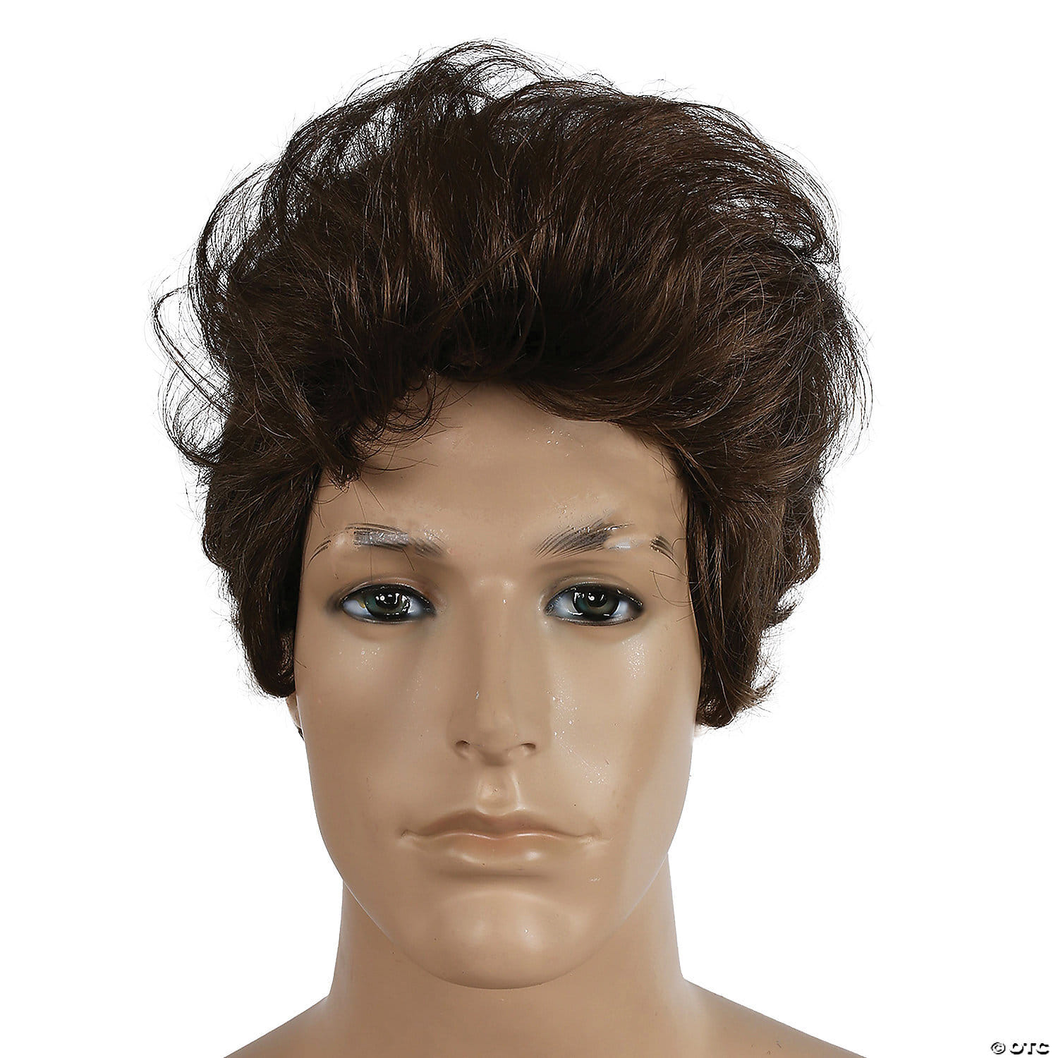 Comb back men's wig