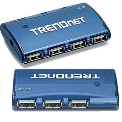High speed usb 2.0 7-port hub /w