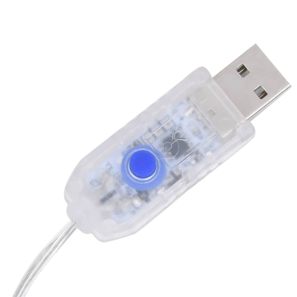 Christmas Tree Light 320 LEDs Cold White 147.6