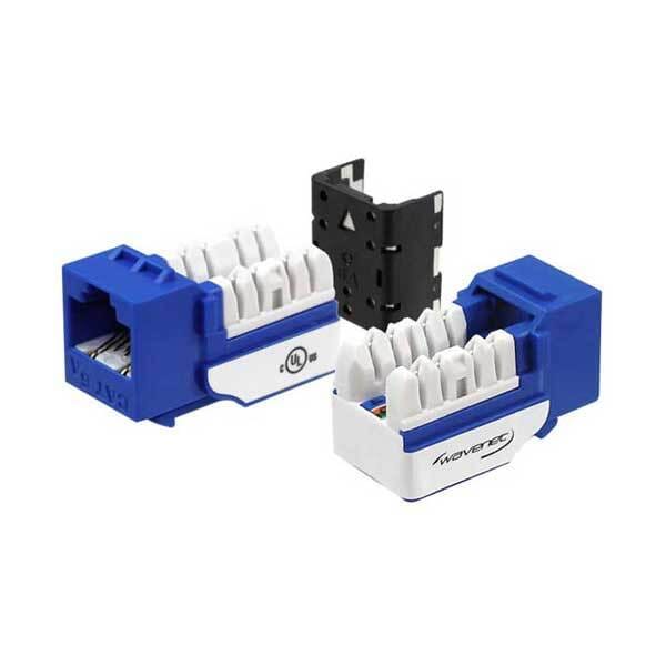 Cat6a jack blue 8p8c