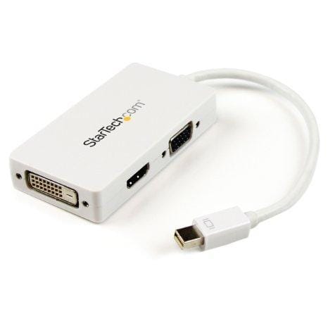 Connect a mini displayport-equipped pc or mac to an hdmi, vga, or dvi display -
