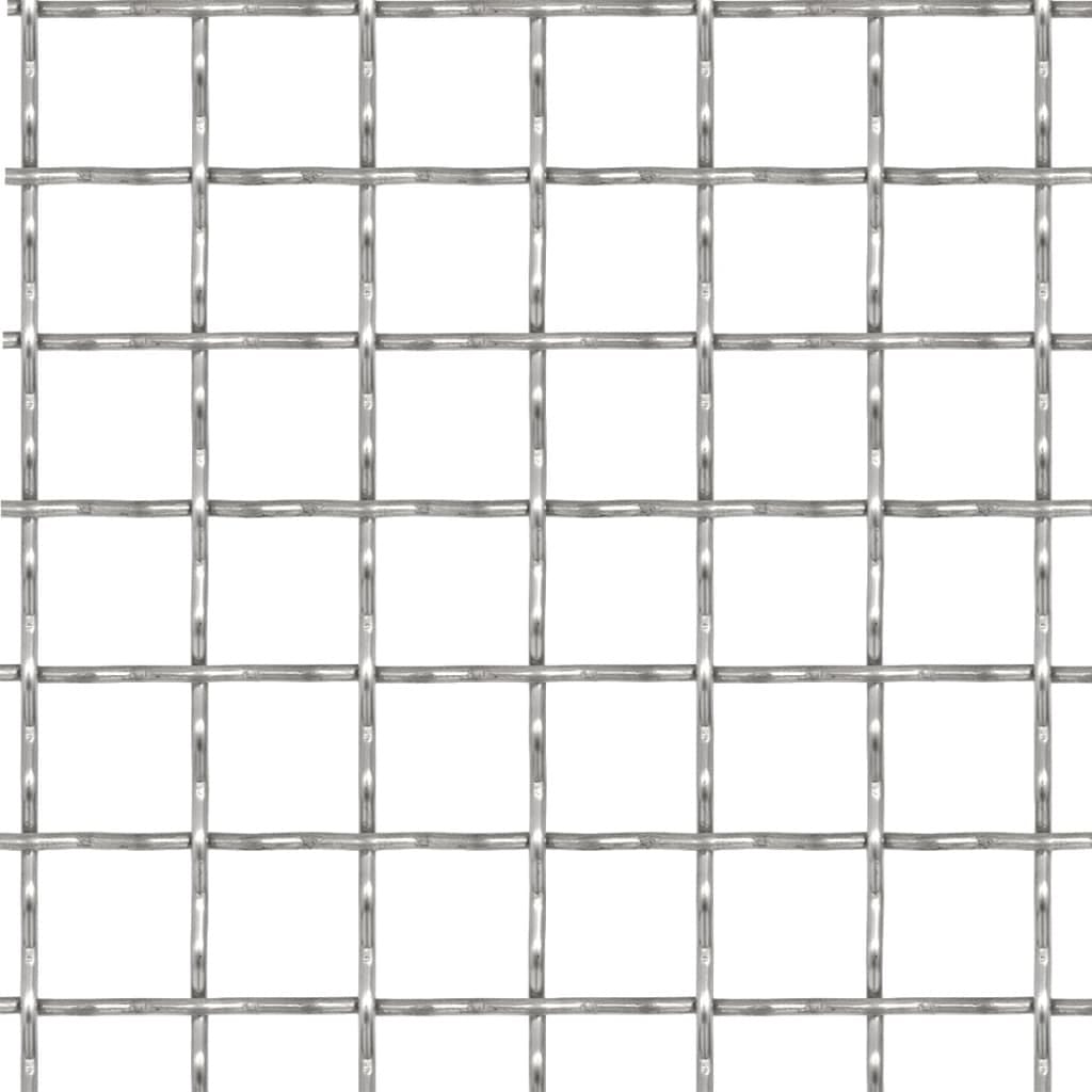 Crimped Garden Wire Fence Stainless Steel 39.4"x33.5" 1.2"x1.2"x0.1"