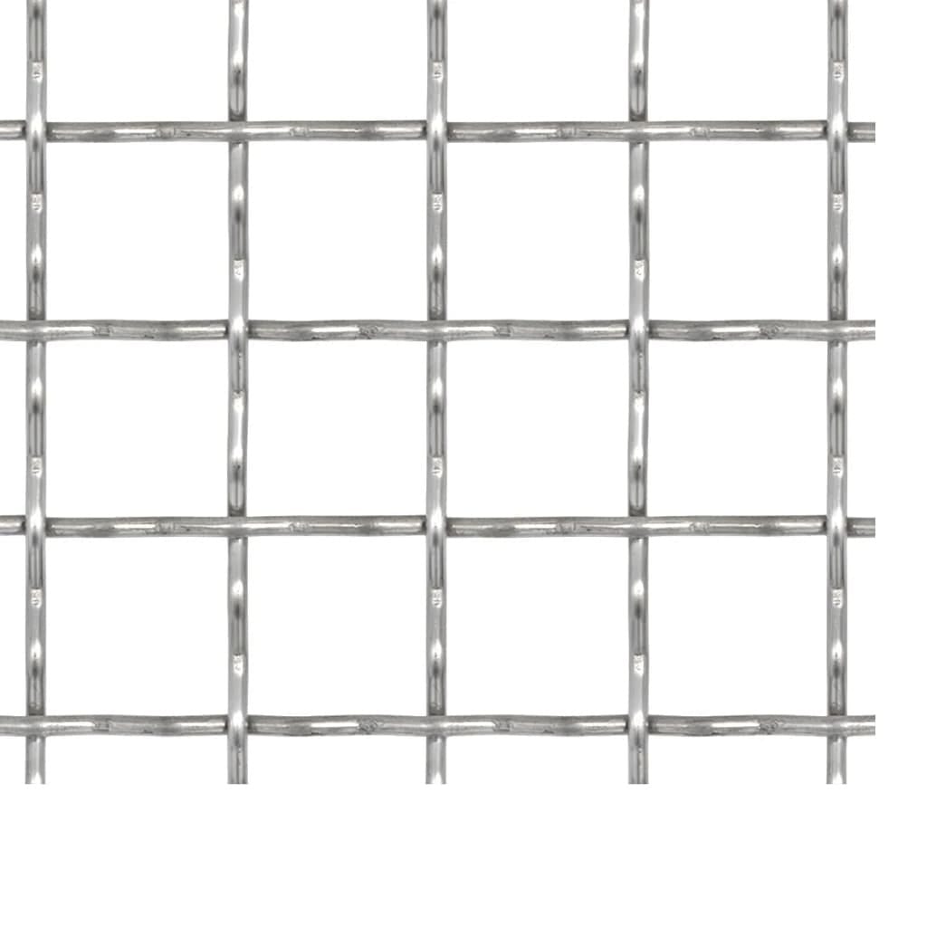 Crimped Garden Wire Fence Stainless Steel 39.4"x33.5" 1.2"x1.2"x0.1"
