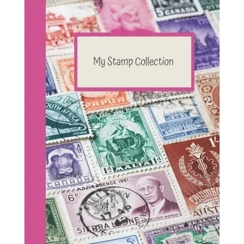 My Stamp Collection: Stamp Collecting Album for Kids - Paperback