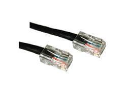 C2g 75ft cat5e non-booted unshielded (utp) network patch cable - black