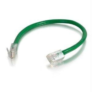 2ft cat6 non-booted unshielded (utp) ethernet network patch cable - green: