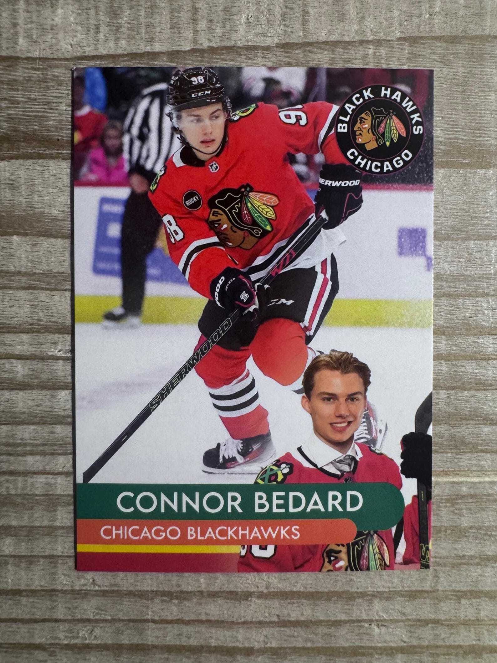 Connor Bedard 2023 Chicago Blackhawks Rookie Card