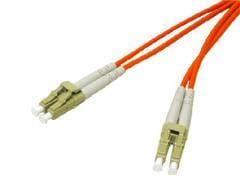 2m lc-lc 62.5/125 om1 duplex multimode pvc fiber optic cable - orange