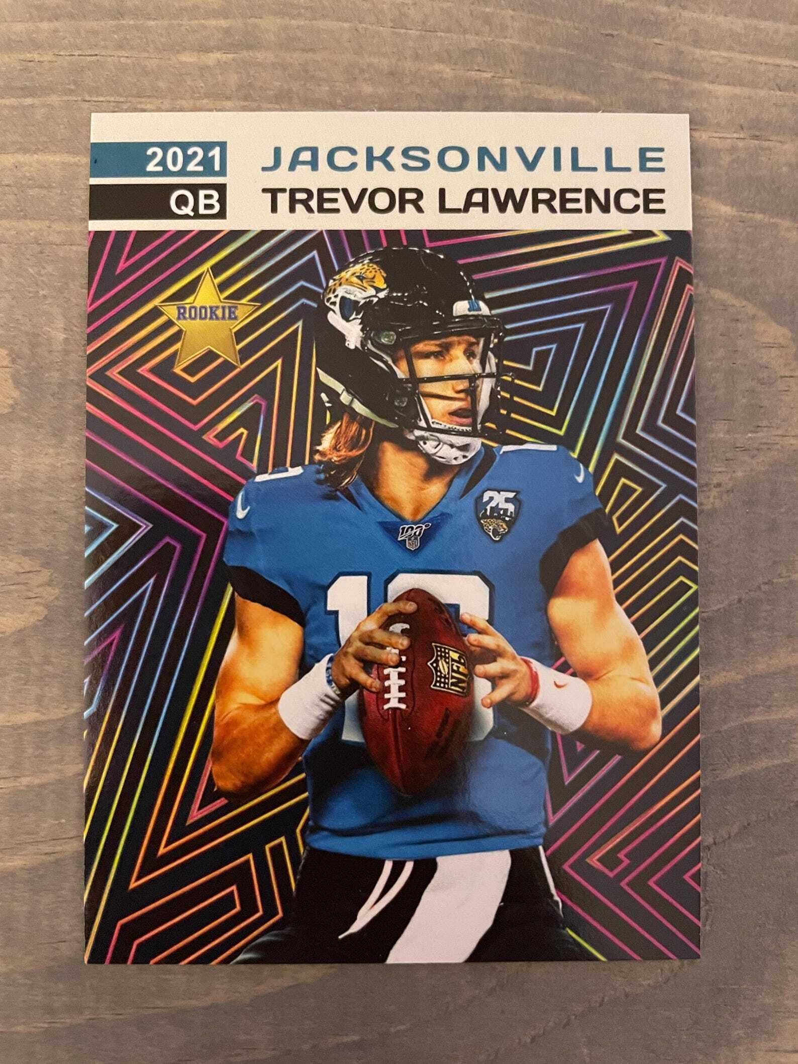 Trevor Lawrence 2021 Star Rookie Rookie Card - Jacksonville Jaguars