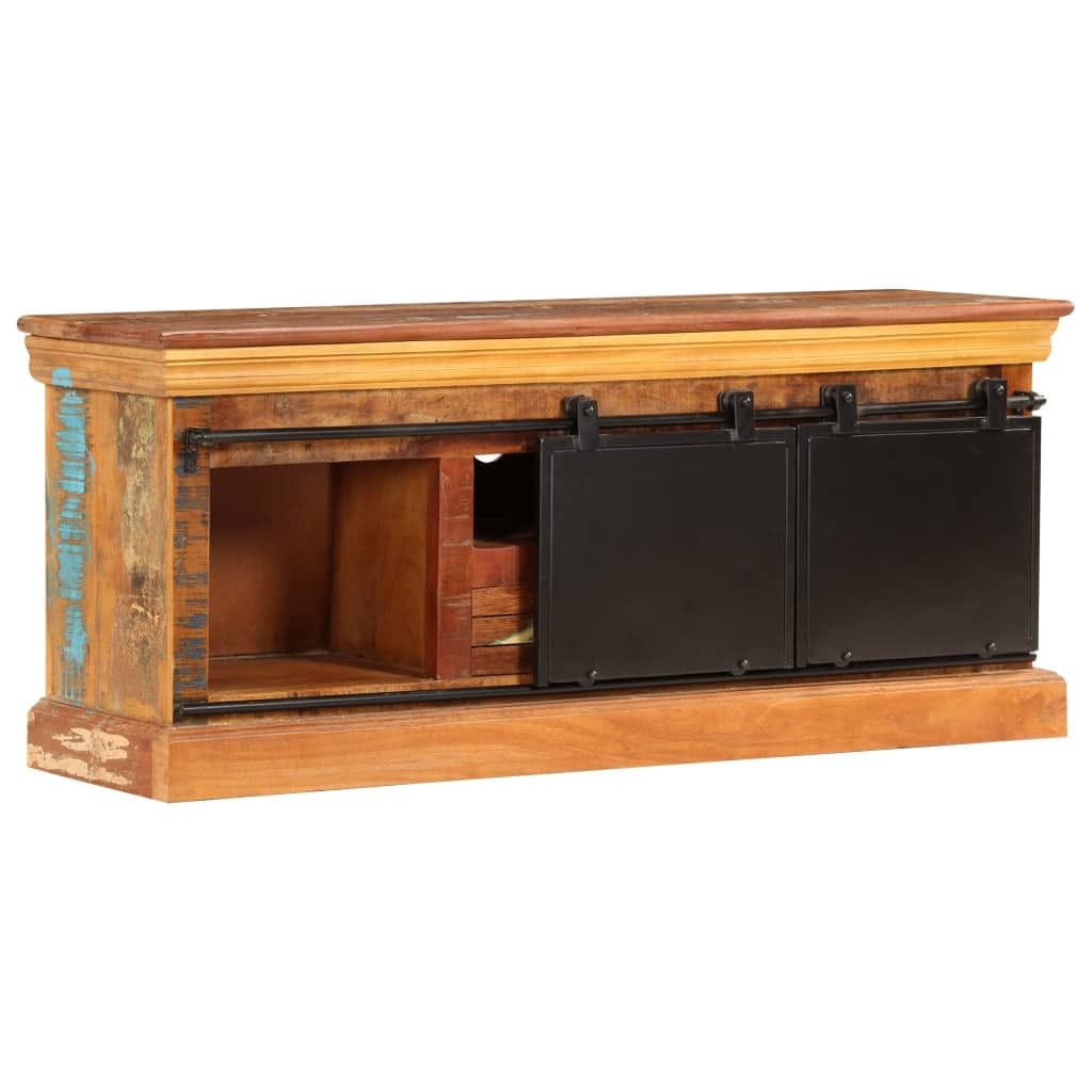 TV Stand 43.3"x11.8"x17.7" Solid Wood Reclaimed