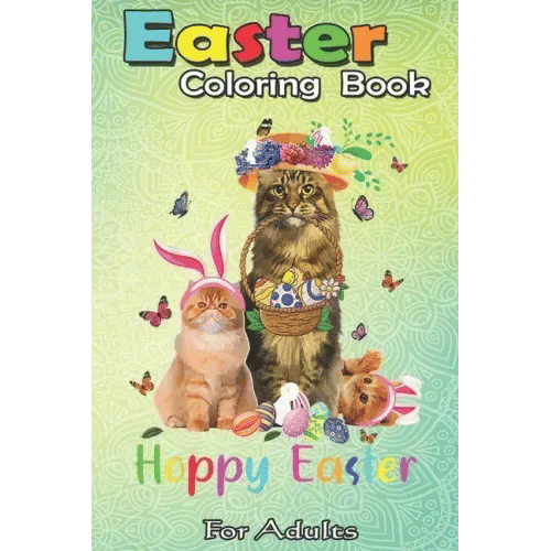 Easter Coloring Book For Teens & Adults - Paperback