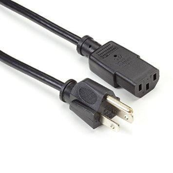 Power cord - nema 5-15p to iec-60320-c13, 10-ft. (3.0-m)