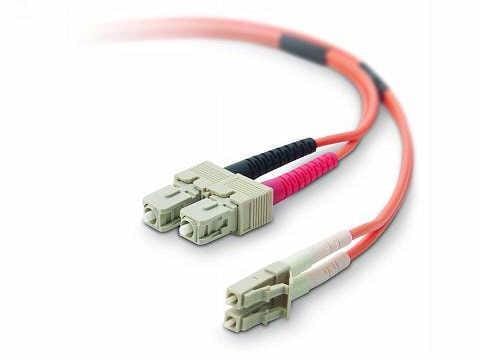 Patch cable - sc - male - lc - male - fiber optic - 15 m