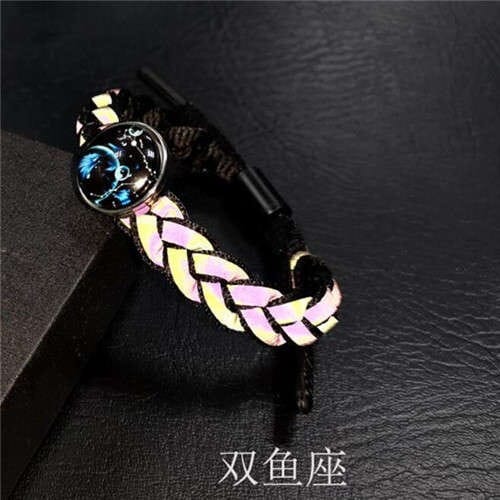 Constellation Pop Fashion Weaving Rope Luminous Bracelet - Pisces