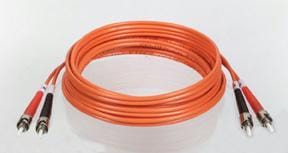 Eaton tripp lite series duplex multimode 62.5/125 fiber patch cable (st/st), 1m