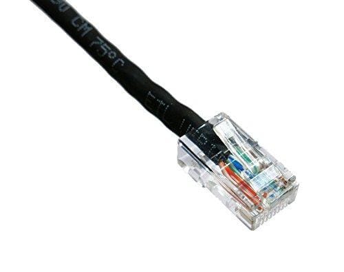Axiom 10ft cat5e 350mhz patch cable non-booted (black)