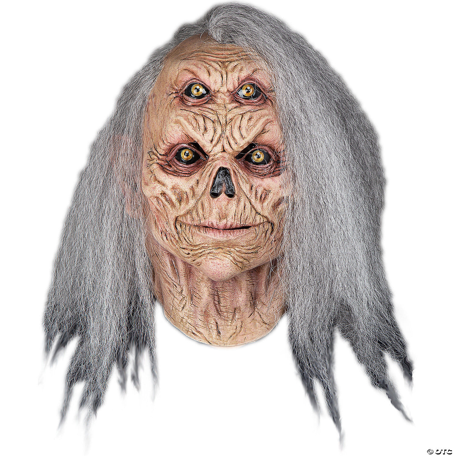 Evil witch eyes latex mask