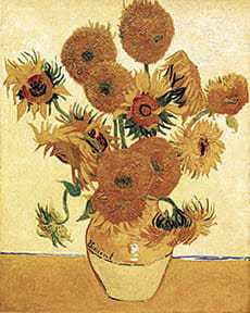 Vase With Sunflowers