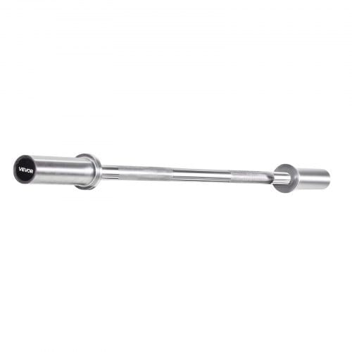 4FT Barbell Bar, Fits 2-Inch Weight Plates, Chrome Plated Barbell Bar with Knurled Grip for Strength Training, Weightlifting, Squat, Deadlift, Bench Press, Curl, Overhead Press, 500lbs Capacity
