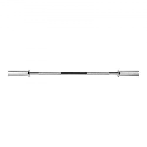 4FT Barbell Bar, Fits 2-Inch Weight Plates, Chrome Plated Barbell Bar with Knurled Grip for Strength Training, Weightlifting, Squat, Deadlift, Bench Press, Curl, Overhead Press, 500lbs Capacity