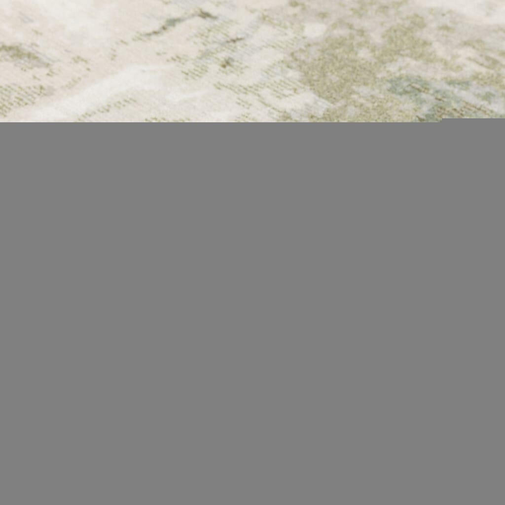6' X 9' Beige Grey Brown And Sage Green Abstract Power Loom Stain Resistant Area Rug