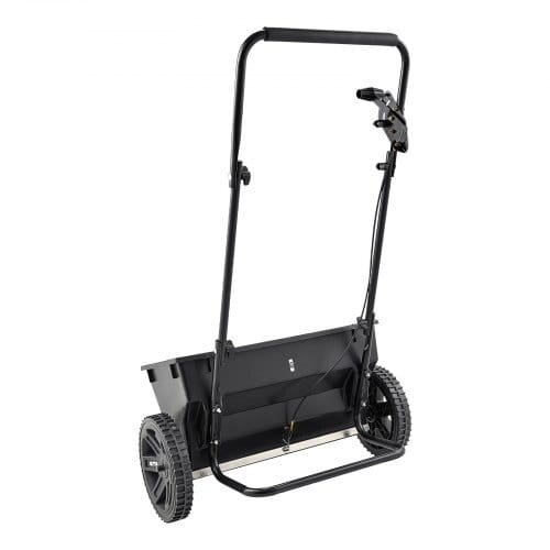 Walk-Behind Push Spreader, 50LBS Capacity, Drop Spreader with Hopper Grate, 18 in Spreading Width & 30 Settings, 10 in All Terrain Tires, Garden & Lawn Spreaders for Seed, Fertilizer, Salt