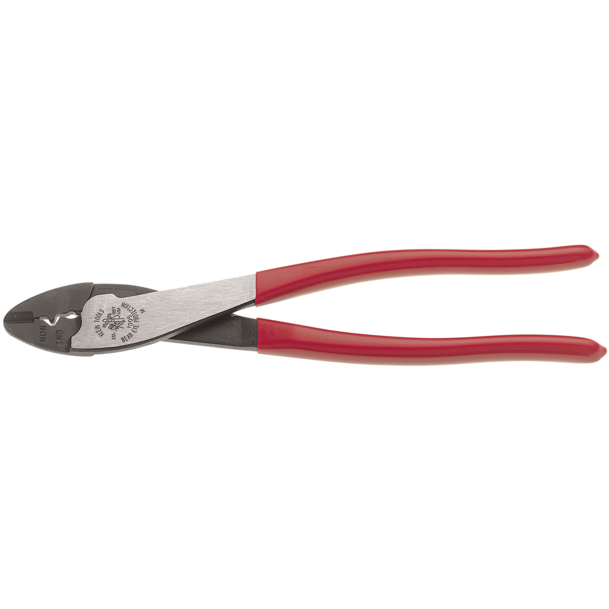 Klein Tools CRIMPING TOOL 9-3/4IN. F/NON INSL & INSL TERMINALS