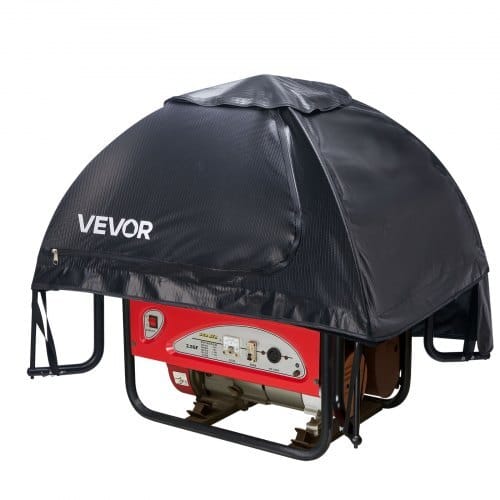 Generator Cover, 36 x 26 x 26 Inch Waterproof Universal Generator Cover for Most Generators 70-108 Inches Perimeter, Portable Generator Running Cover with Heavy Duty Thicken Oxford Fabric, Black