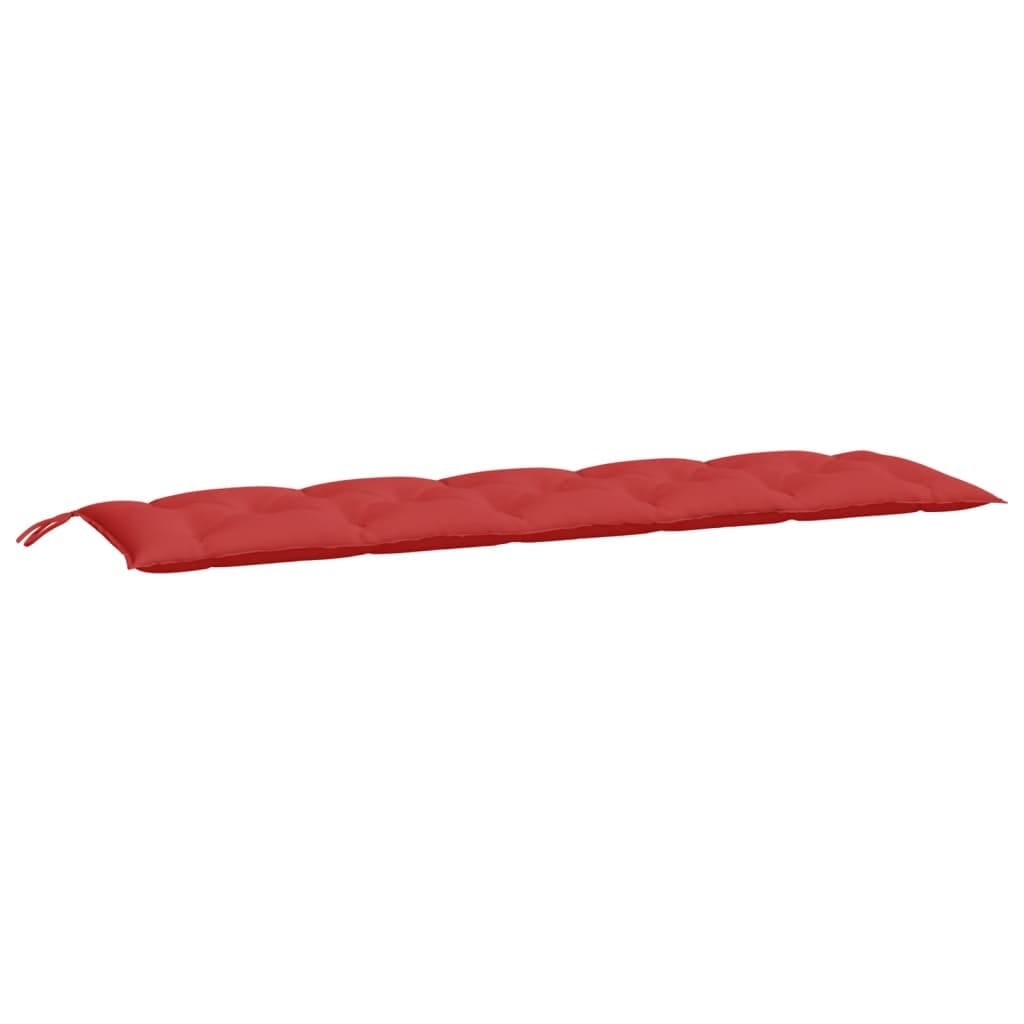 Garden Bench Cushion Red 70.9"x(19.7"+19.7")x2.8" Oxford Fabric