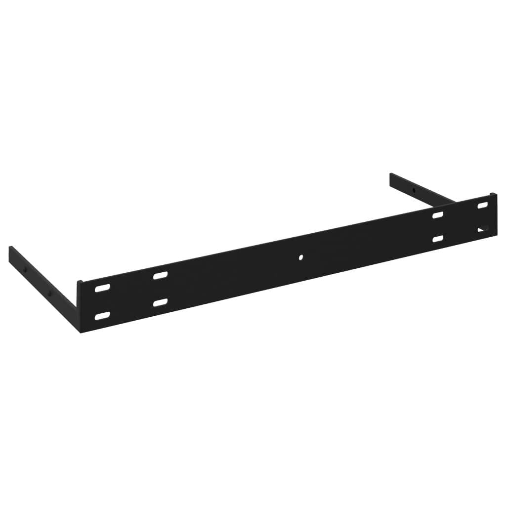 Floating Wall Shelf High Gloss White 23.6"x9.3"x1.5" MDF