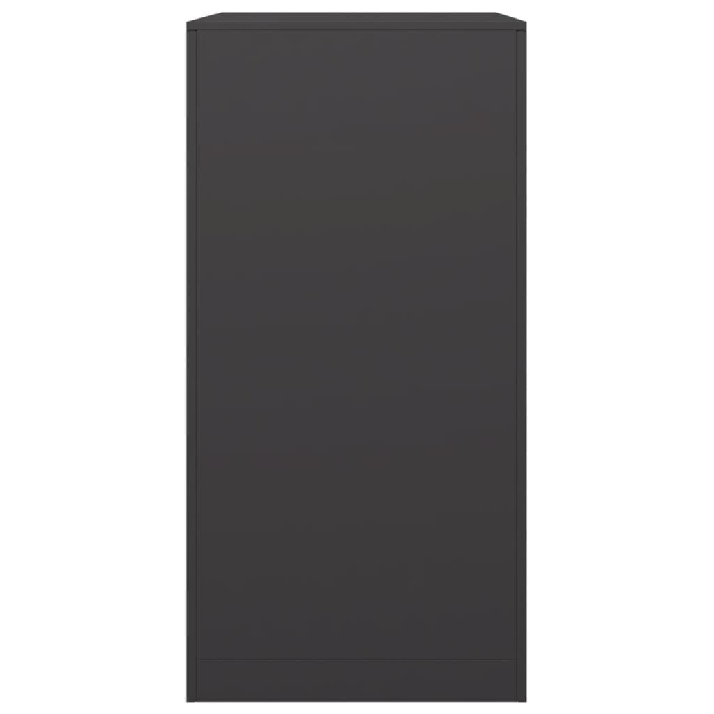 Firewood Rack Black 23.6x15.7x31.5" Steel
