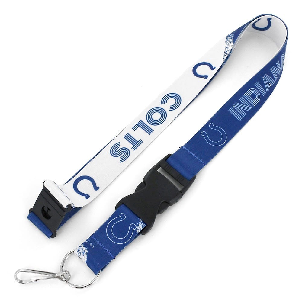 Indianapolis Colts Lanyard Crossfade Design