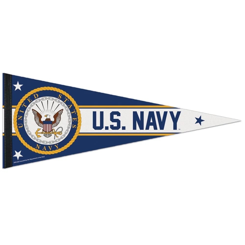 US Navy Pennant 12x30 Premium Style - Special Order