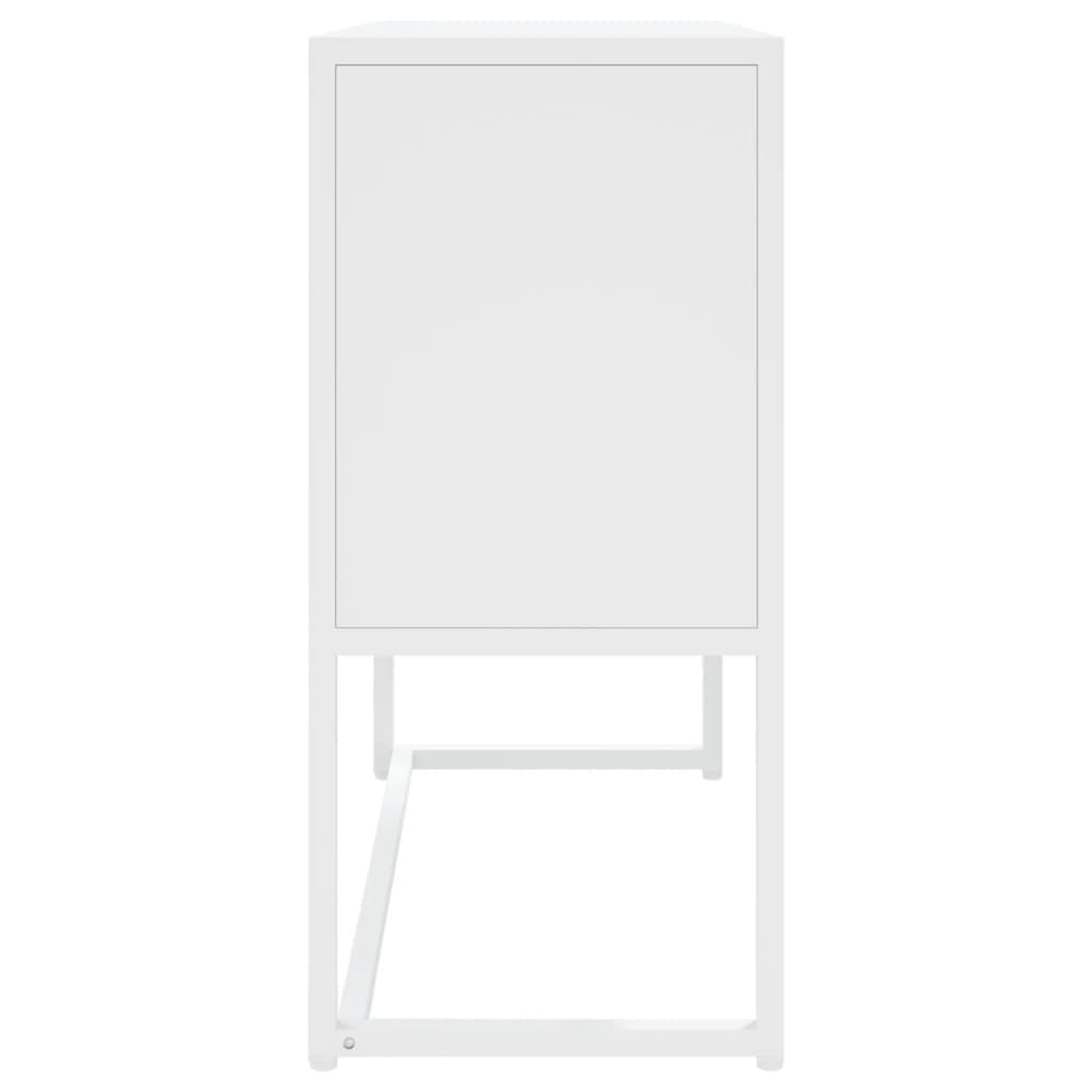 Sideboard White 29.5"x13.8"x29.5" Steel
