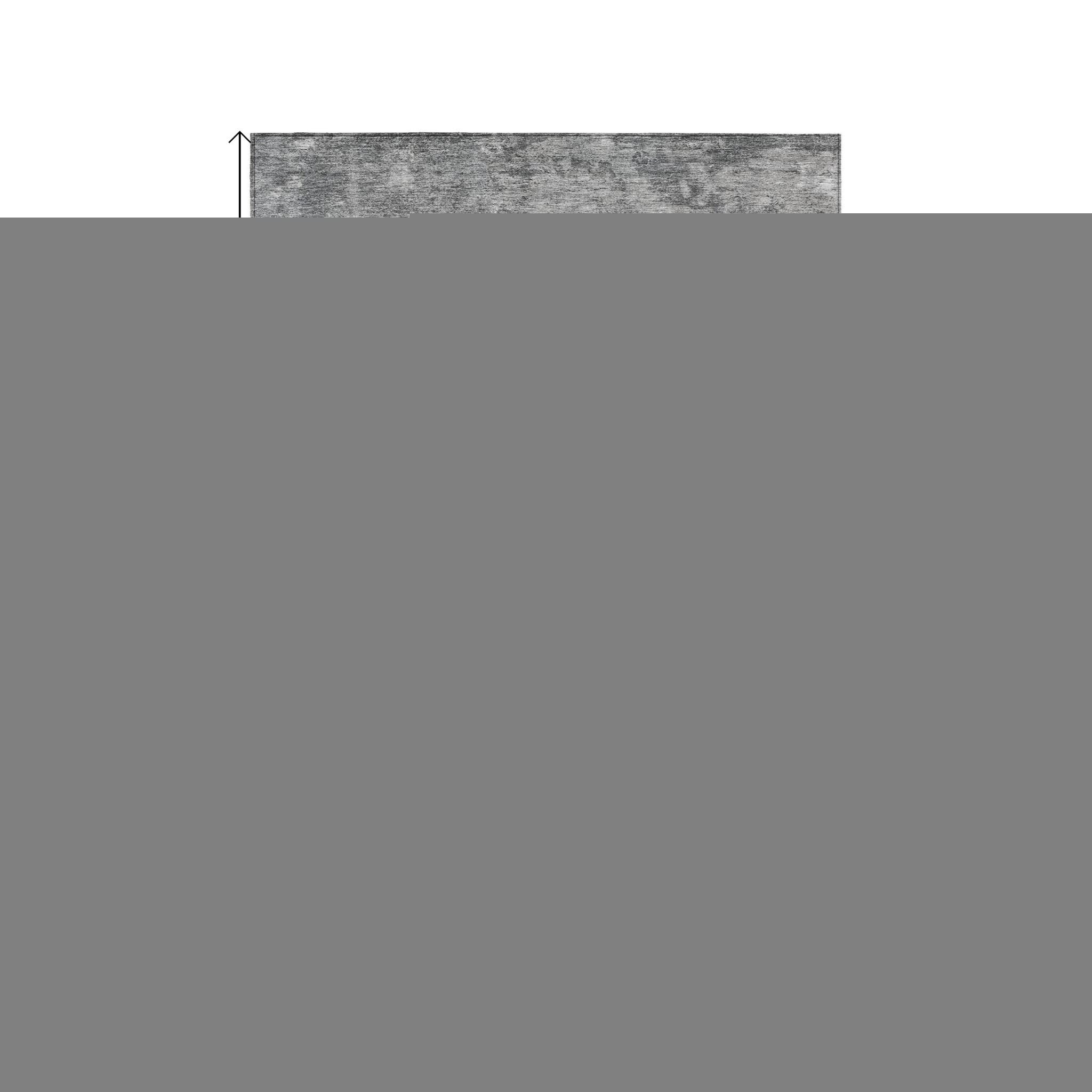 8' X 10' Gray Abstract Washable Non Skid Indoor Outdoor Area Rug