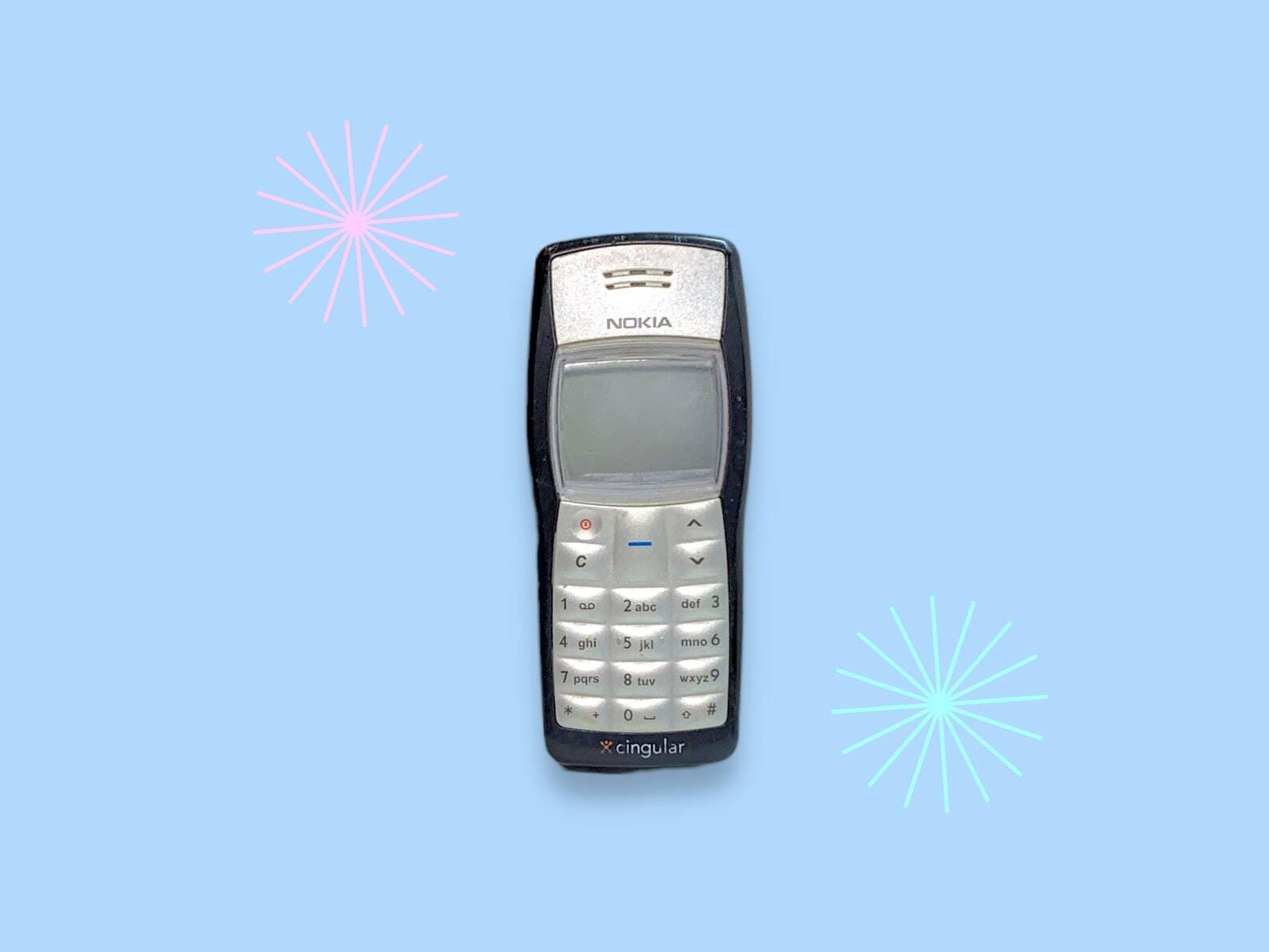 Vintage Nokia Mobile Cellphone.