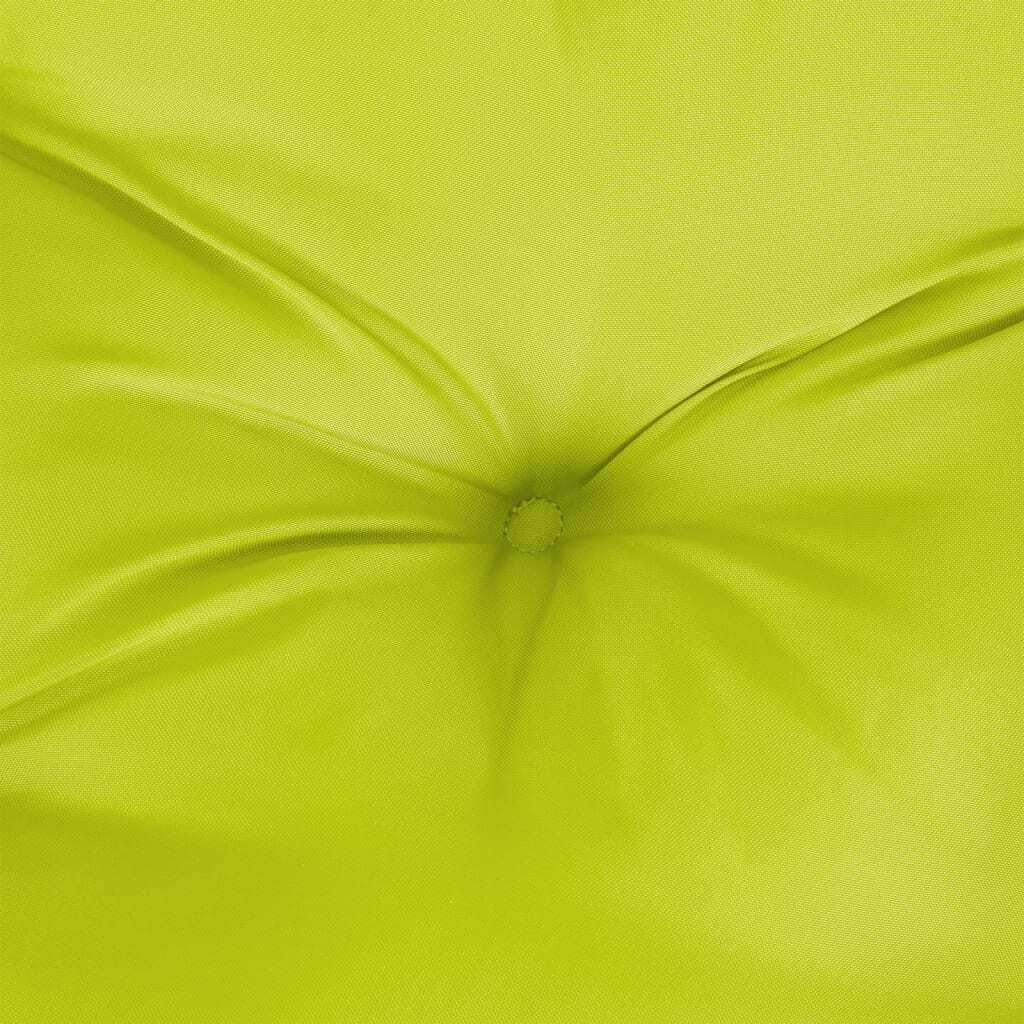 Garden Bench Cushion Bright Green 70.9"x(19.7"+19.7")x2.8" Oxford Fabric