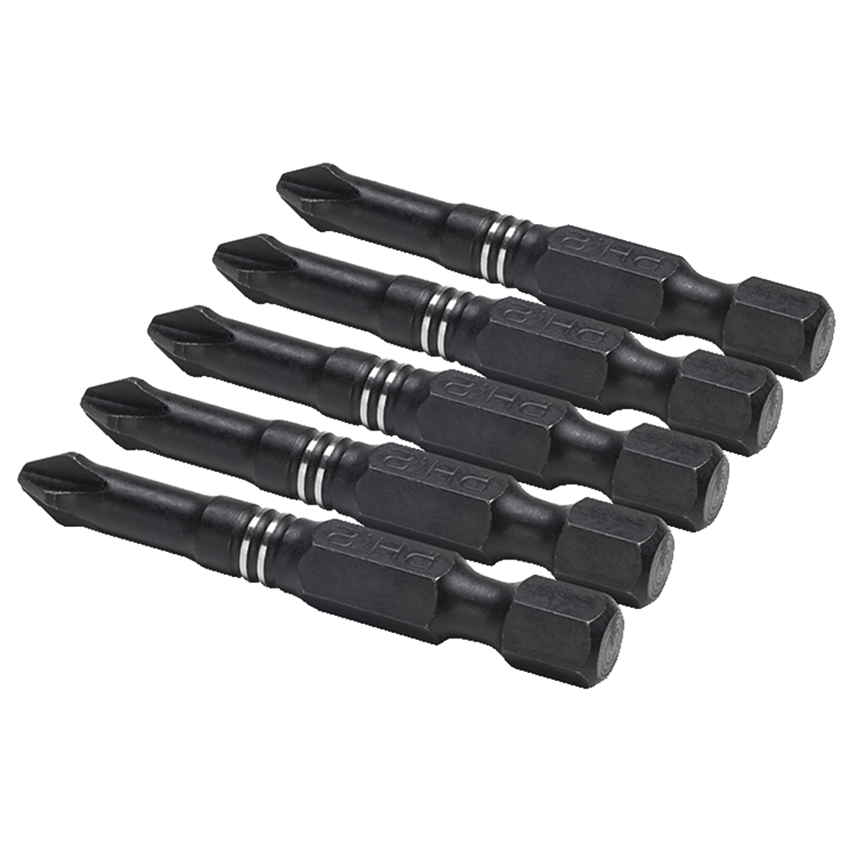 Titan 5-pc. 2" phillips ph2 impact bit