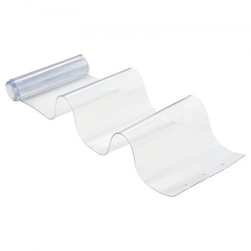 Clear PVC Strip Curtain, 84 in Height x 48 in Width x 0.08 in Thickness, 8 PCS Walk in Freezer Cooler Curtain Strips, Smooth Waterproof Plastic Door Strips for Warehouse, Freezer, Garage Doors