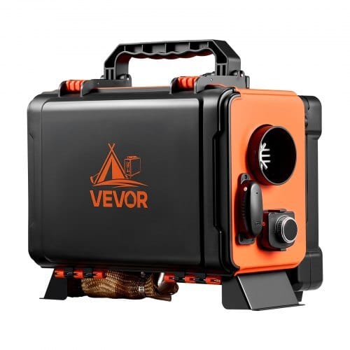 Diesel Heater, 8KW, DC 12V/24V, All in One Portable Diesel Air Heater with Remote Control and LCD Screen, Fast Heating Low Noise, 1.2 Gal Fuel Tank for Trucks, Vans, RVs, Campers, and Garages