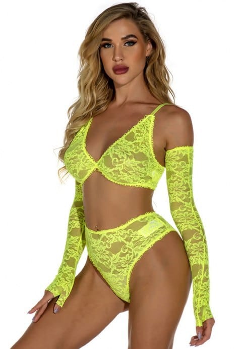Love Don't Pay The Bills Bra Set