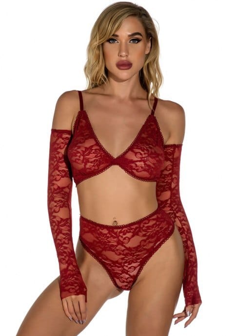 Love Don't Pay The Bills Bra Set